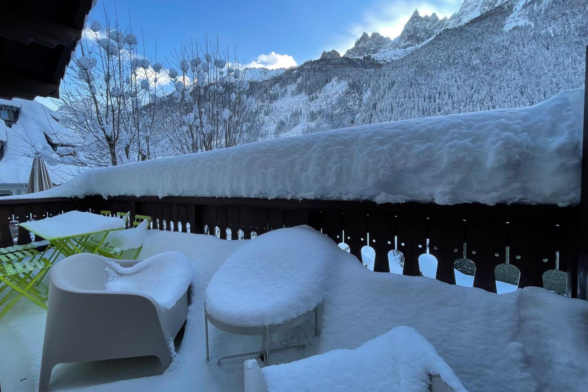Mont Blanc View Apt In The Heart Of Σαμονί Εξωτερικό φωτογραφία